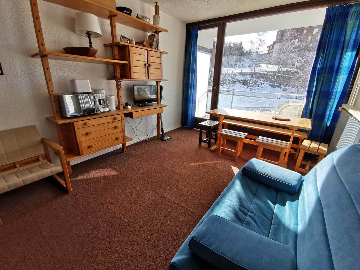 Studio cabine 4 pers. pied de pistes aux Adrets-Prapoutel - Photo 3