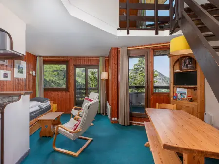 Location appartement à Avoriaz, Spacieux duplex 2 pièces avec balcon et WiFi, Avoriaz