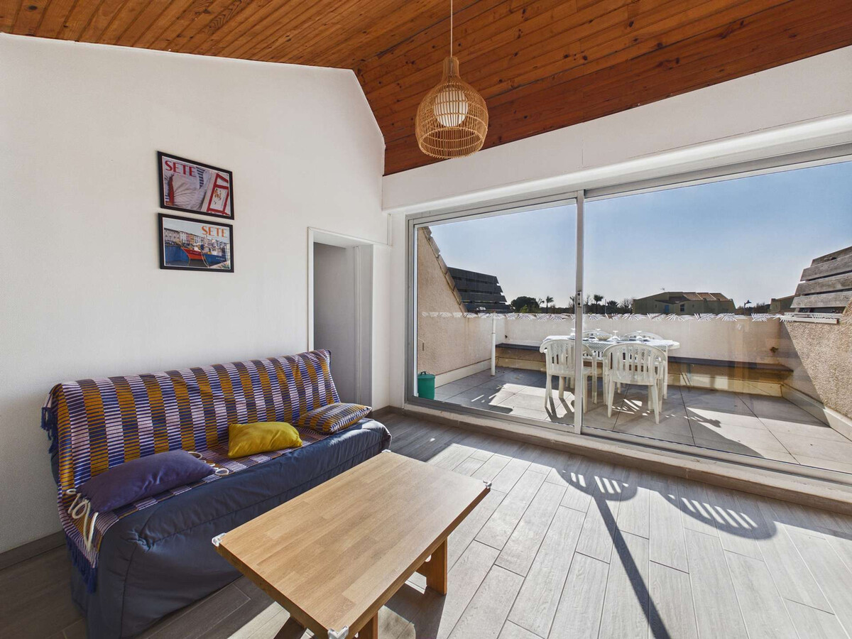 Duplex 6 pers climatisé, terrasse sud 12m² à Marseillan-Plage - Photo 3