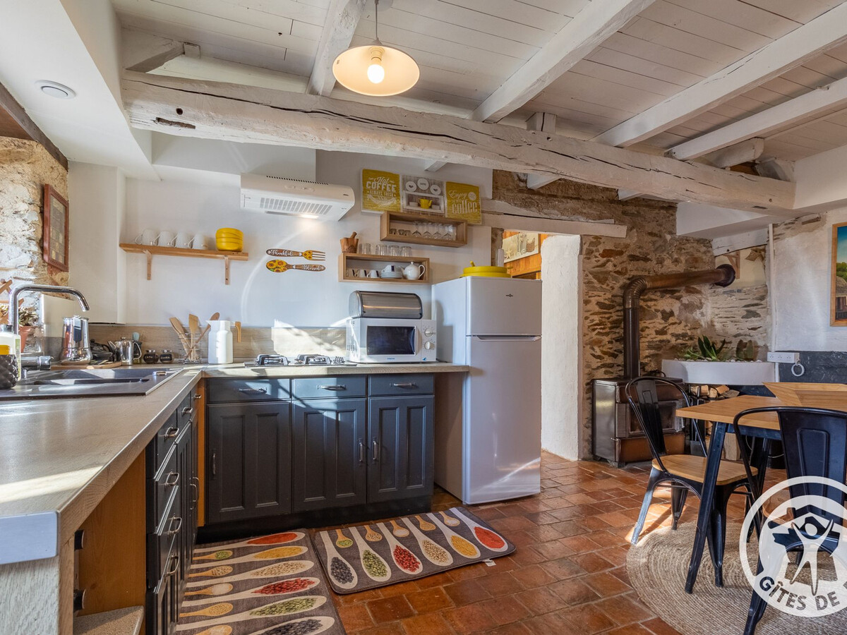 Gîte La Nouvelle en Anjou Bleu, 2 pers, poêle à bois - Photo 4
