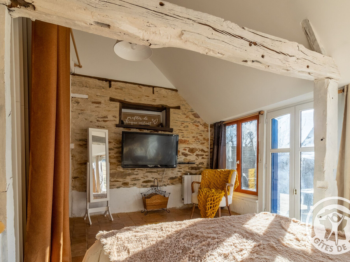 Gîte La Nouvelle en Anjou Bleu, 2 pers, poêle à bois - Photo 7