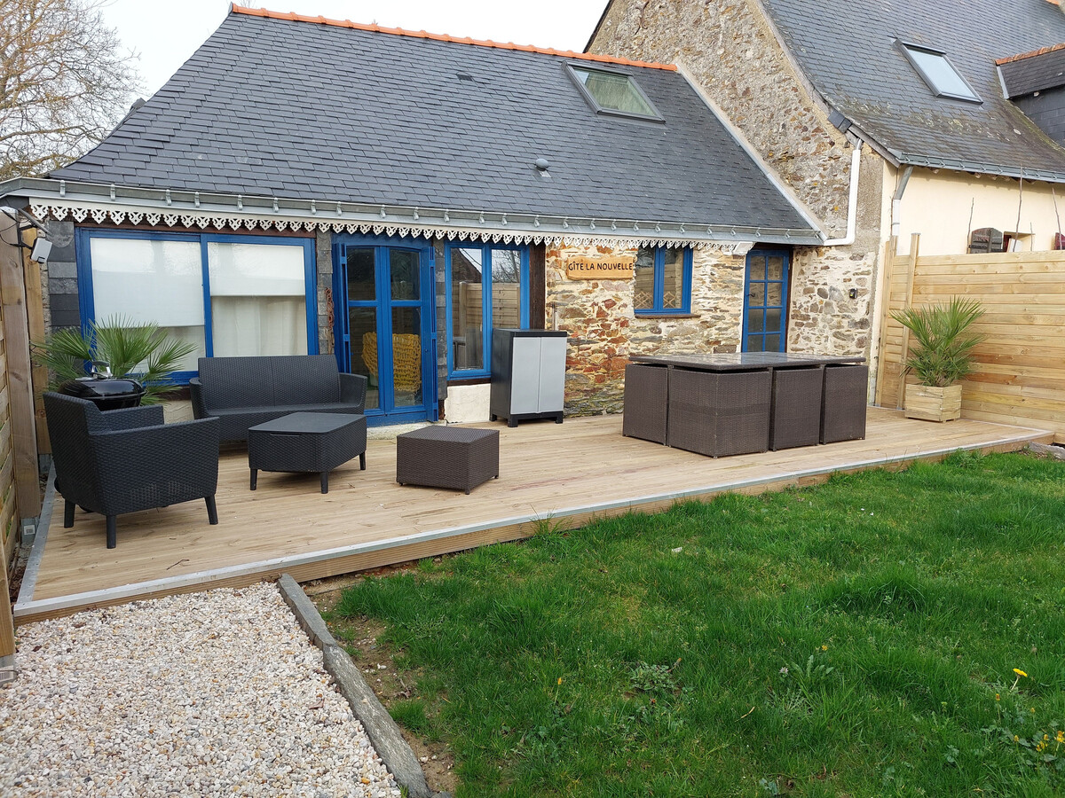 Gîte La Nouvelle en Anjou Bleu, 2 pers, poêle à bois - Photo 18