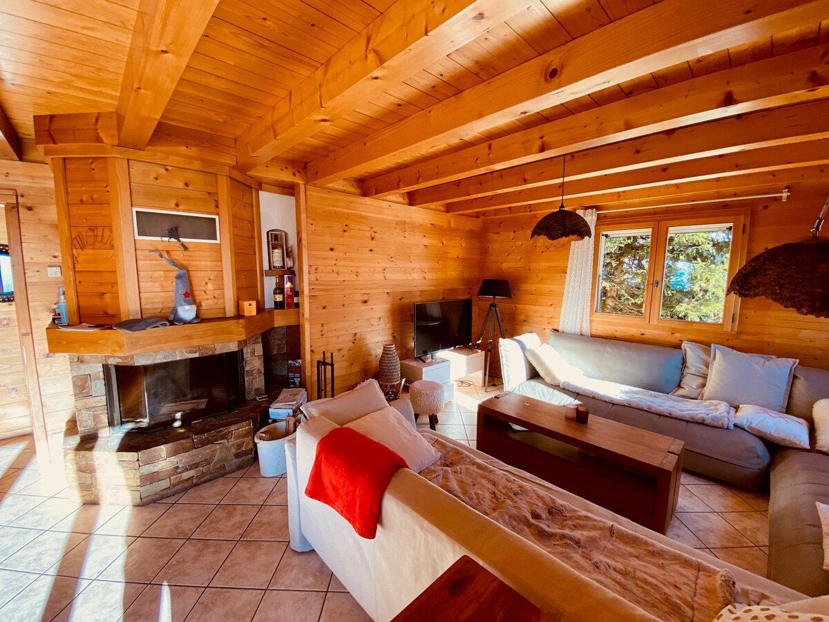 Chalet 8 pers. La Clusaz : garage double et 26 m² terrasse - Photo 1