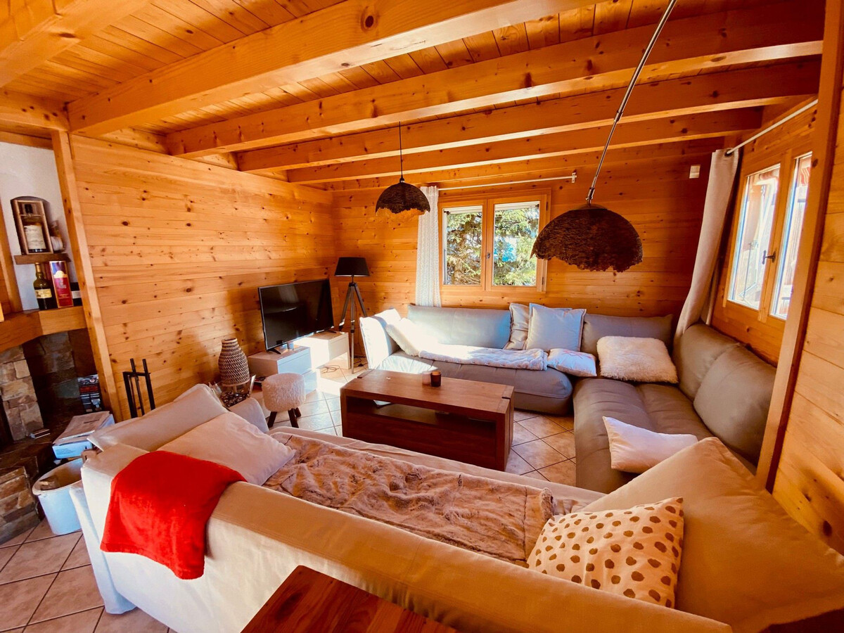 Chalet 8 pers. La Clusaz : garage double et 26 m² terrasse - Photo 3