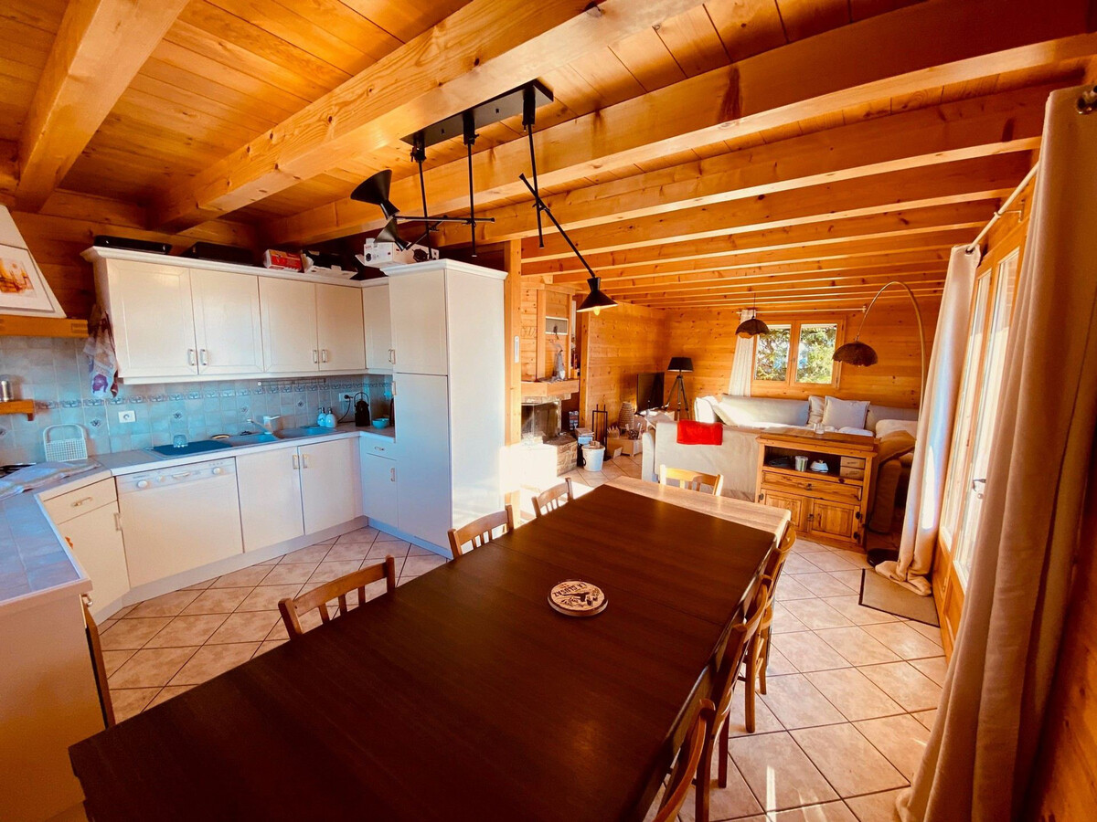 Chalet 8 pers. La Clusaz : garage double et 26 m² terrasse - Photo 4