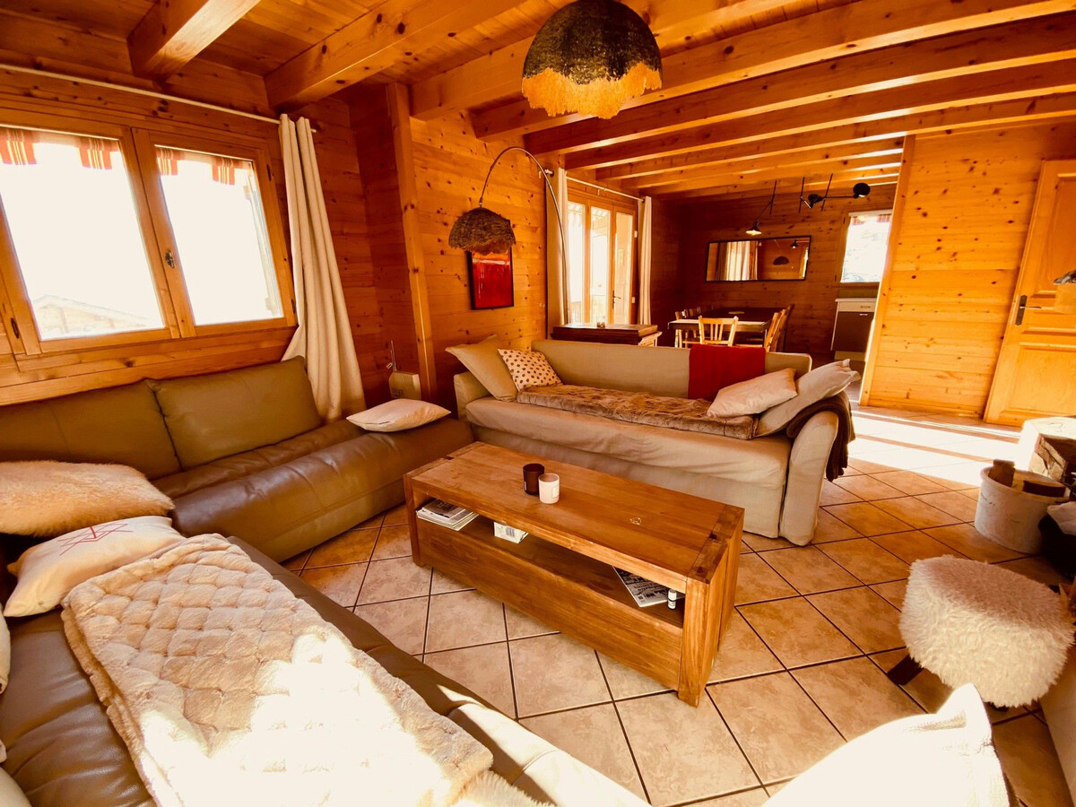 Chalet 8 pers. La Clusaz : garage double et 26 m² terrasse - Photo 5