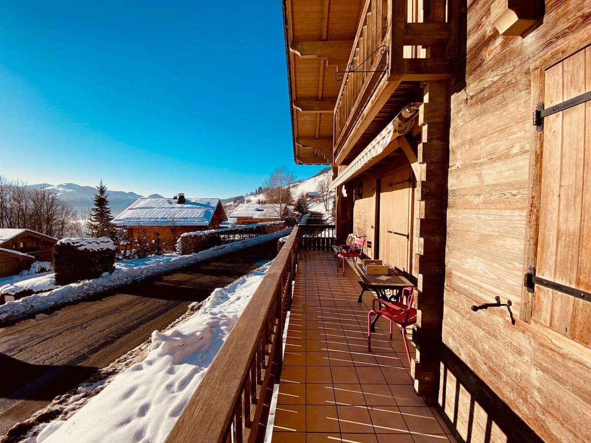 Chalet 8 pers. La Clusaz : garage double et 26 m² terrasse - Photo 14