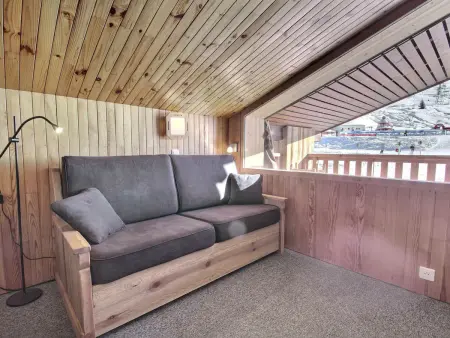 Location appartement à Belle Plagne, Appartement 2 pièces avec belle vue sur pistes, animaux admis