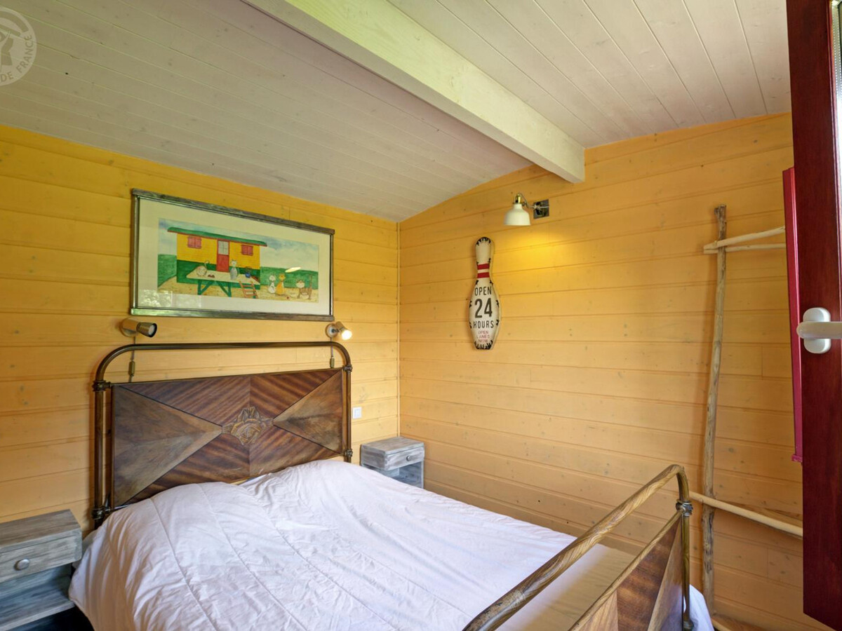 Roulotte pittoresque 4 pers, terrasse 16m², animaux admis - Photo 8