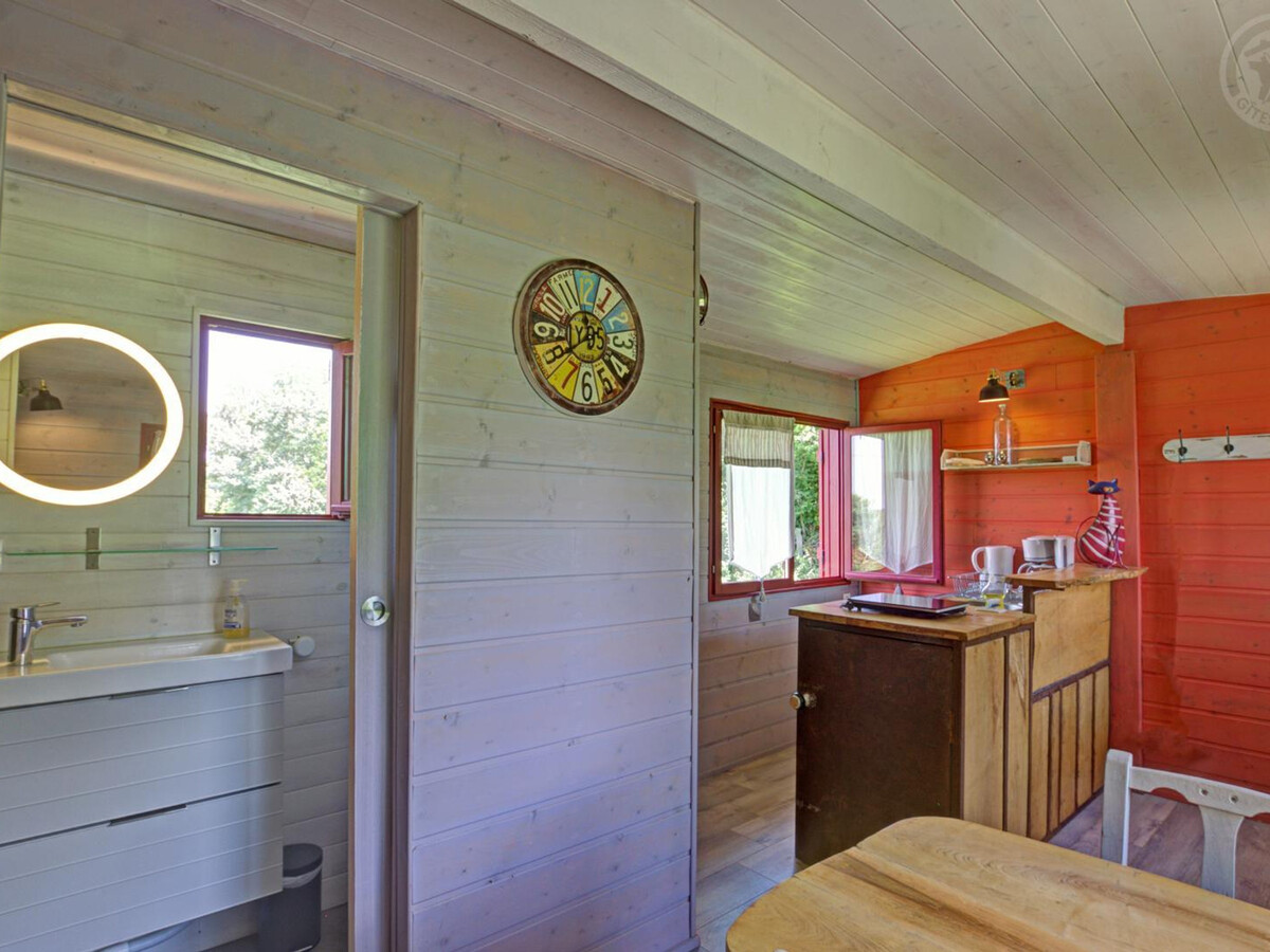 Roulotte pittoresque 4 pers, terrasse 16m², animaux admis - Photo 11