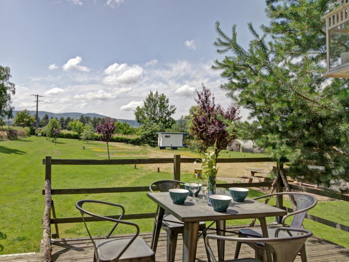 Roulotte pittoresque 4 pers, terrasse 16m², animaux admis - Photo 14