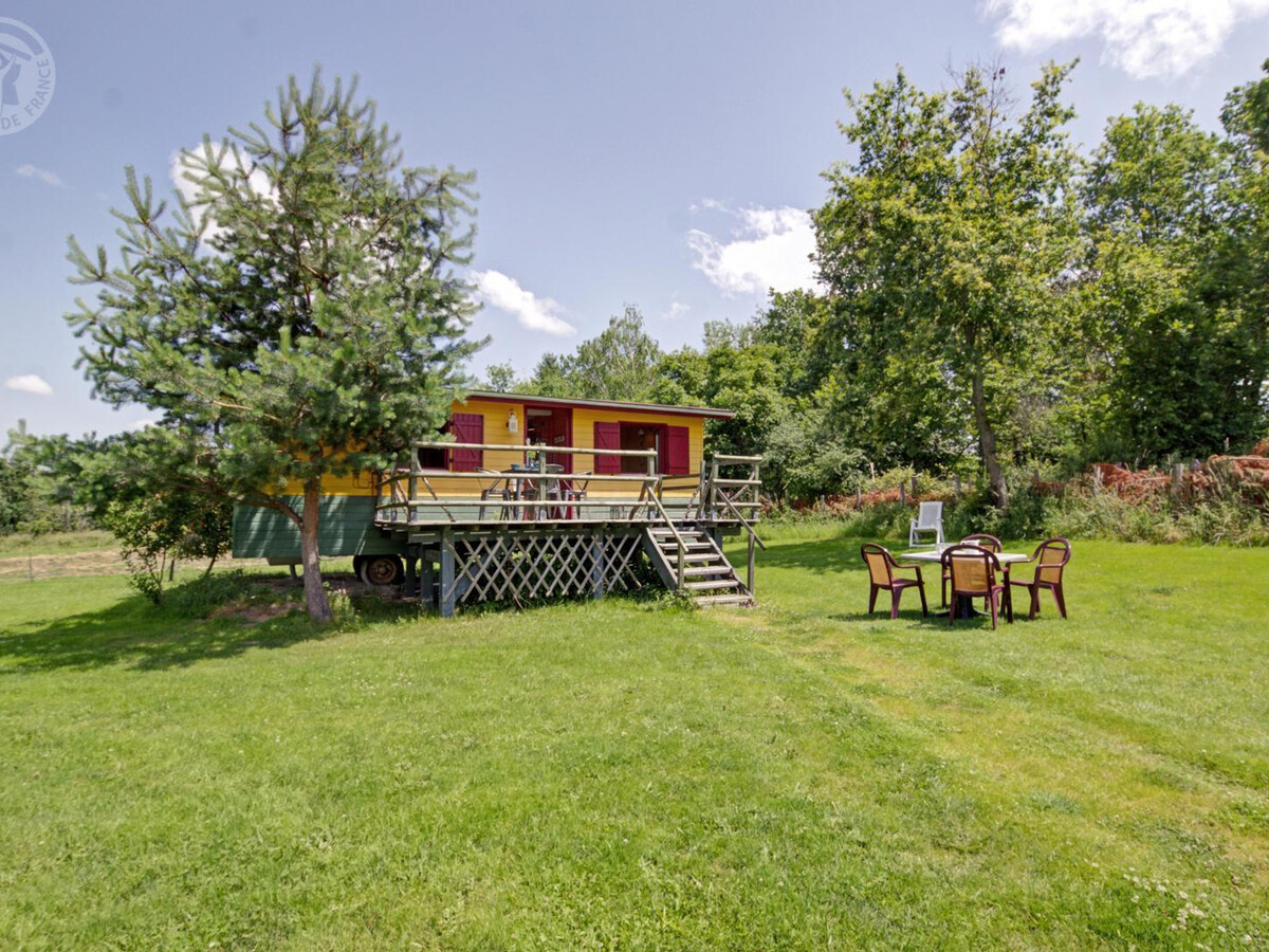 Roulotte pittoresque 4 pers, terrasse 16m², animaux admis - Photo 15
