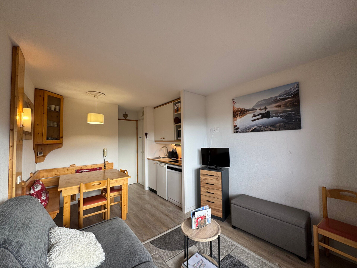 Studio cabine 4 pers. aux pieds des pistes, balcon Belle Plagne - Photo 1