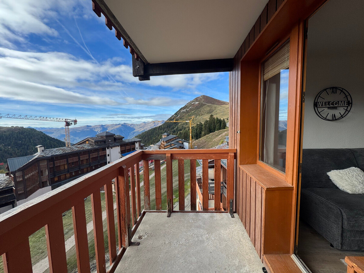 Studio cabine 4 pers. aux pieds des pistes, balcon Belle Plagne - Photo 12