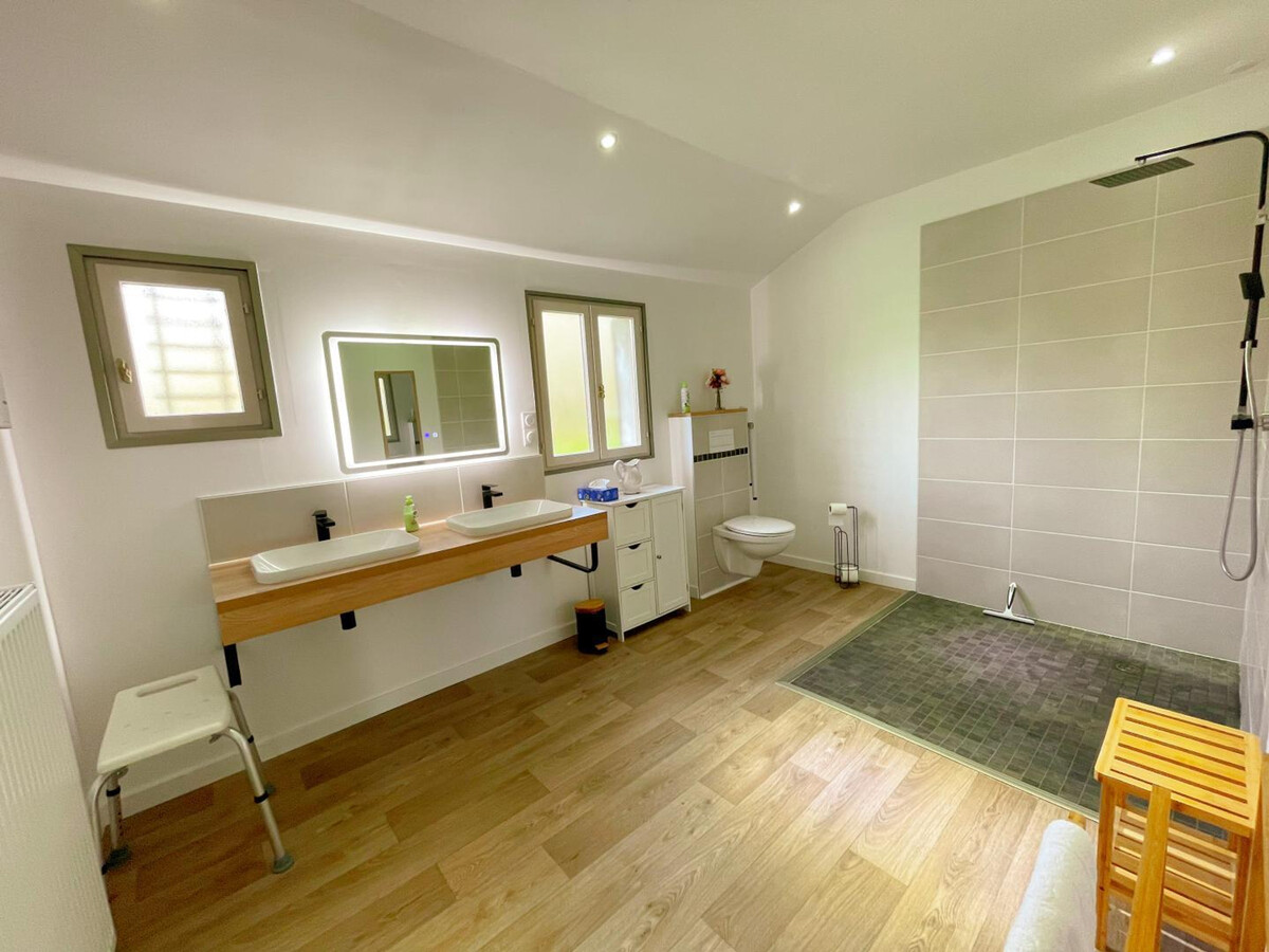 Gîte 12 pers. avec piscine chauffée et salle de fitness - Photo 17