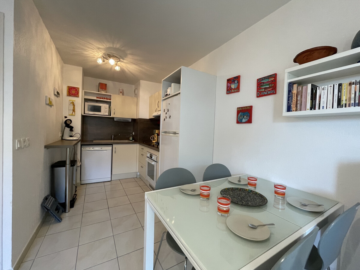 Appartement 2 pièces Sète, 250 m plage, piscine et garage - Photo 4