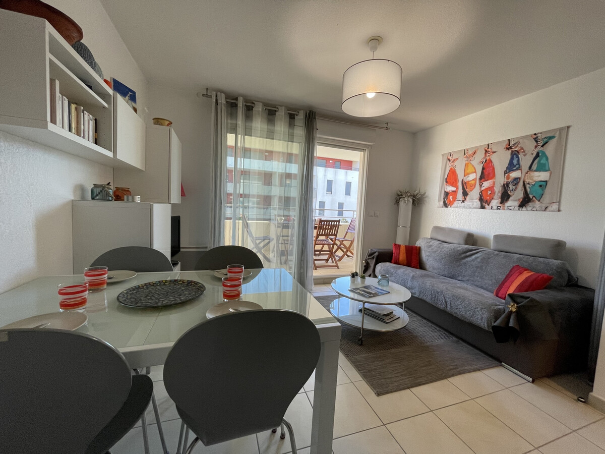 Appartement 2 pièces Sète, 250 m plage, piscine et garage - Photo 7