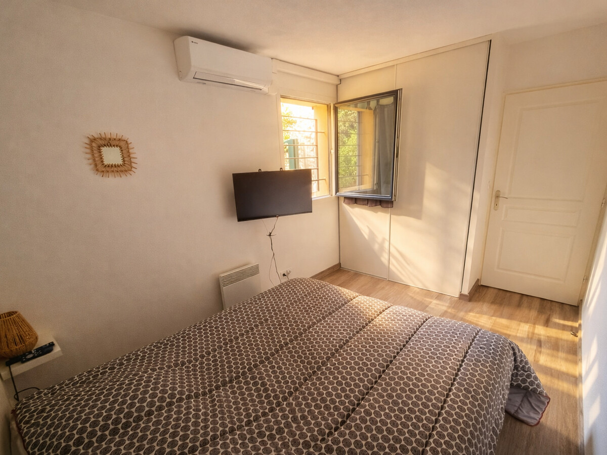 T2 climatisé Collioure, balcon vue toits, parking - Photo 7