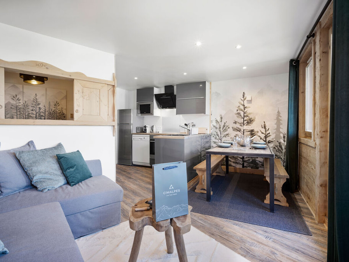 Appartement ski aux pieds, balcon ouest, animaux admis - Photo 1
