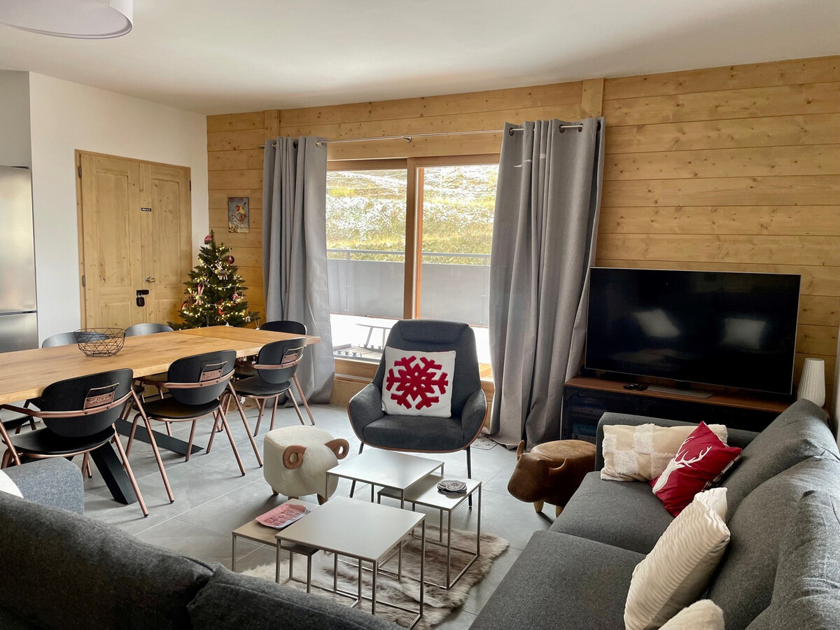Appart 81m² ski-in/ski-out, terrasse 26m², vue Mont Blanc - Photo 1