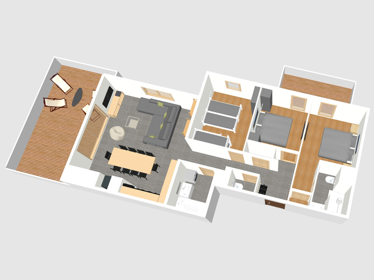 Appart 81m² ski-in/ski-out, terrasse 26m², vue Mont Blanc - Photo 15