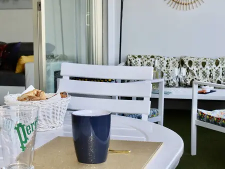 Appart 4 pers. avec terrasse face mer, Marina Baie des Anges : photo 14