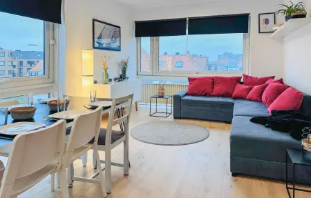 Appartement vue mer à Ostende, 150 m de la plage, 6 personnes : photo 8