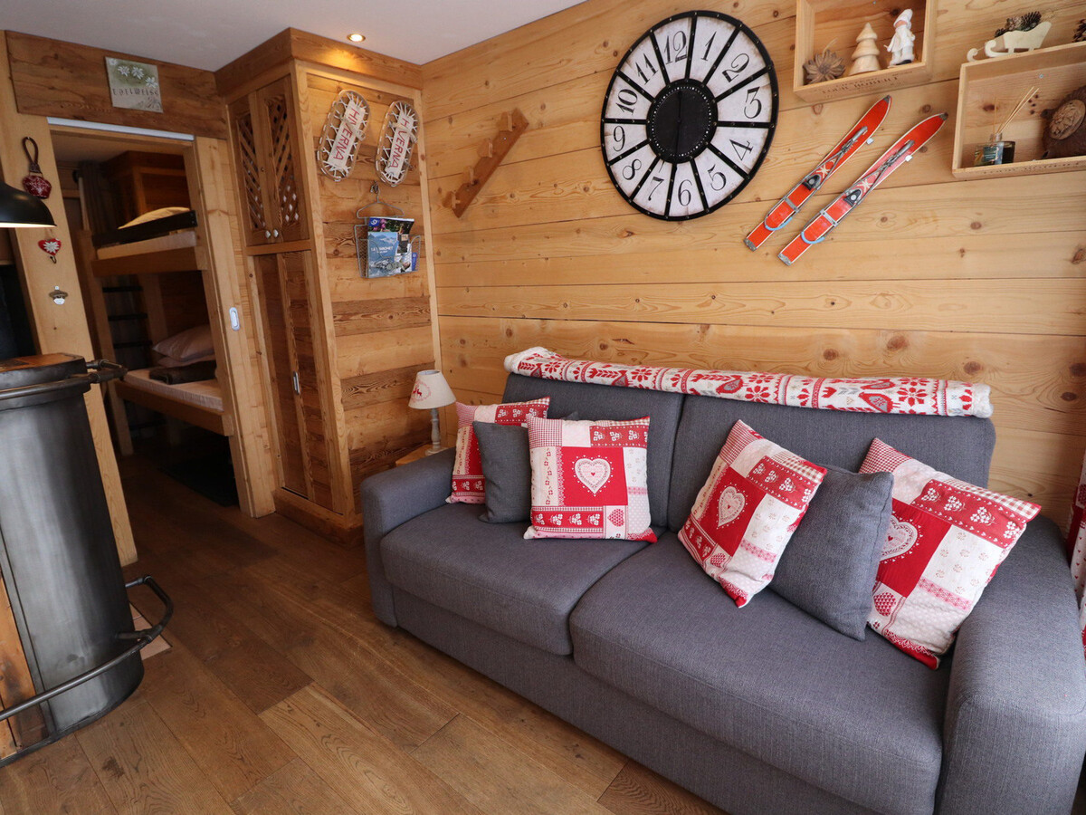 Studio 24m² rénové à Tignes, balcon sud et casier à ski - Photo 1