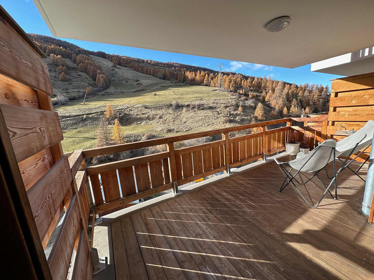 Appartement 6 pers. vue pistes à Vars, terrasse sud-ouest - Photo 5