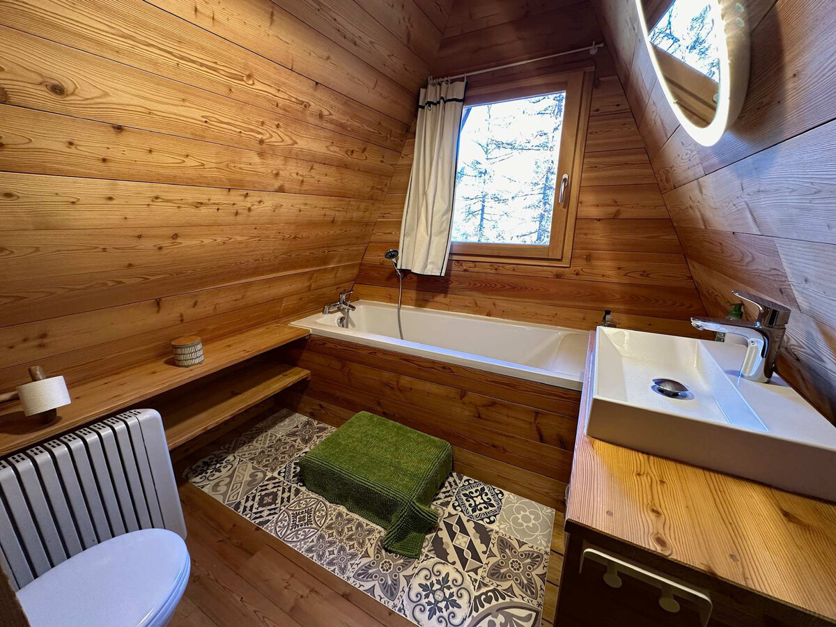 Chalet 12 pers. avec cheminée et terrasse à Vars - Photo 12