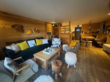Location chalet à Vars, Chalet familial avec cheminée à Vars