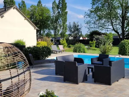 Longère 13 pers., piscine chauffée, spa et hammam : photo 5