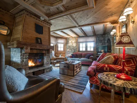 Location appartement à Courchevel 1850, Duplex Courchevel 1850, 8 pers, cheminée, parking