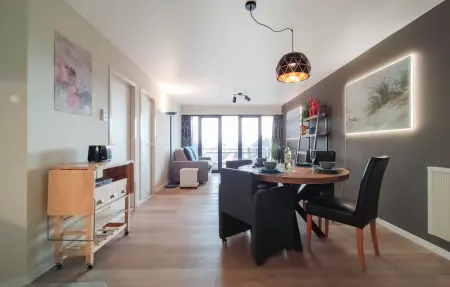 Appartement vue plage à Ostende, 50 m2, à 5 m de la mer : photo 2