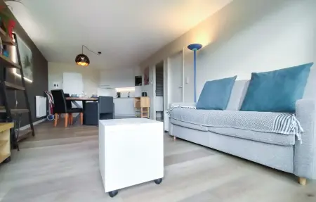 Appartement vue plage à Ostende, 50 m2, à 5 m de la mer : photo 4