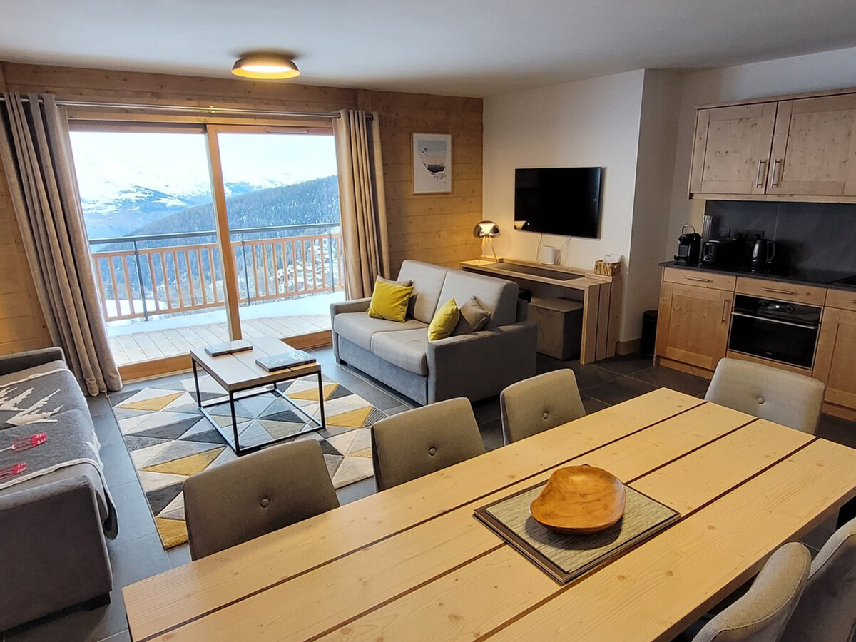Appartement 3 chambres ski in/out · Vue Mont Blanc · La Plagne - Photo 1