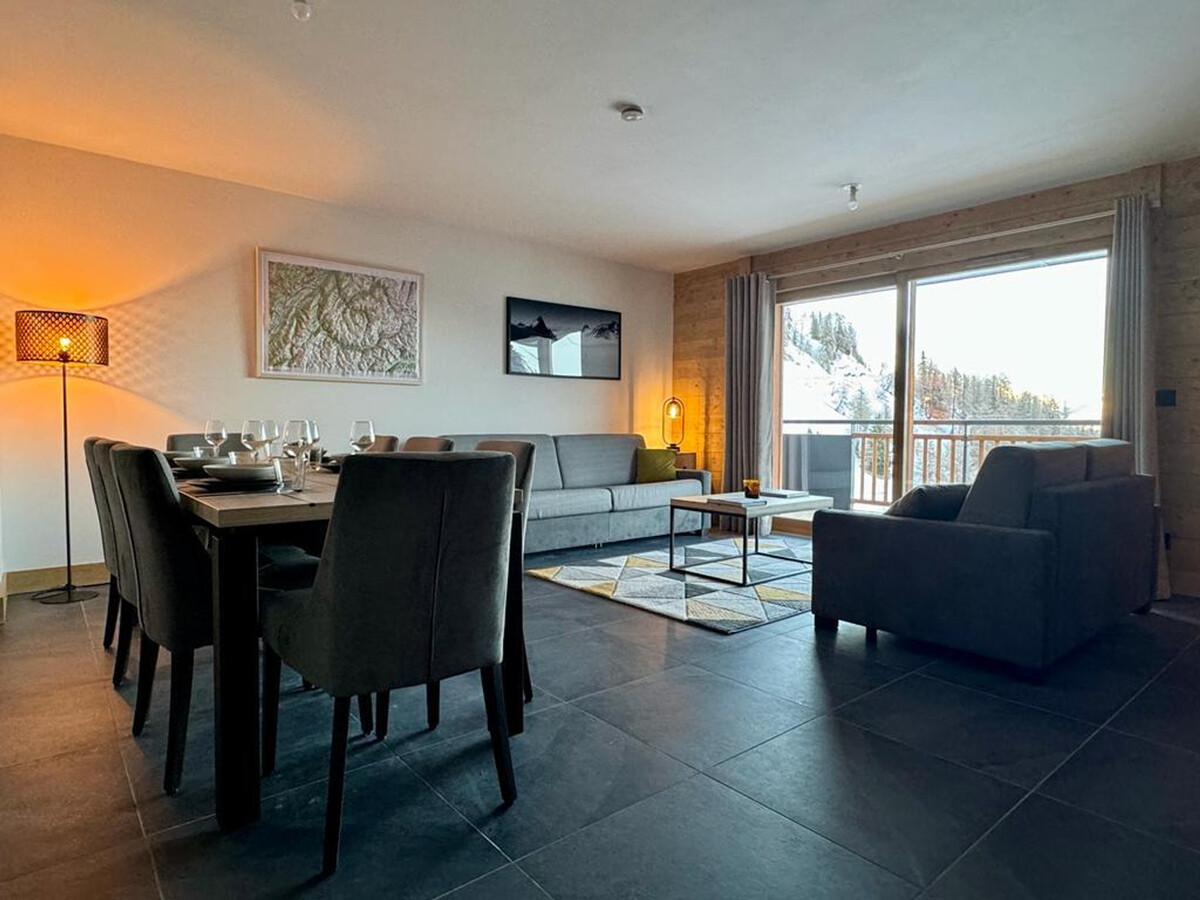 Appartement 3 chambres ski in/out · Vue Mont Blanc · La Plagne - Photo 3