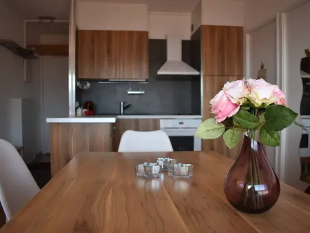 Location appartement à Font Romeu Odeillo Via, T2 Sud à Font-Romeu avec Balcon et Parking