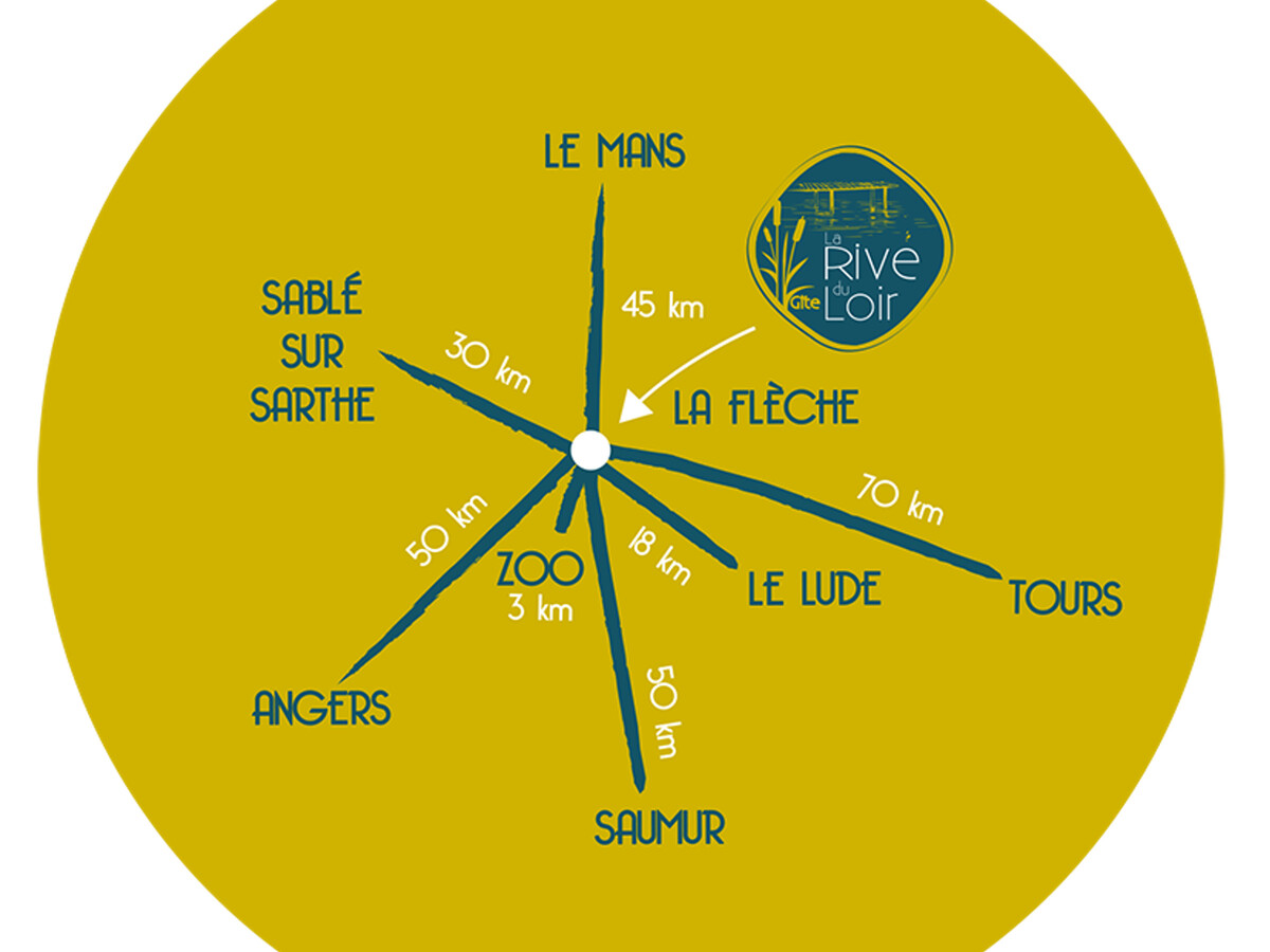 Gîte La Rive du Loir - 11 pers, piscine chauffée - Photo 15