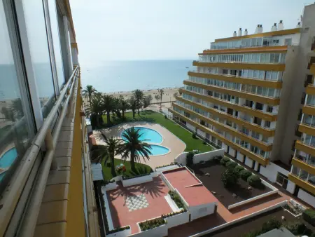 Location appartement à Roses, Studio pour 2/4 avec piscine, proche de la plage à Roses