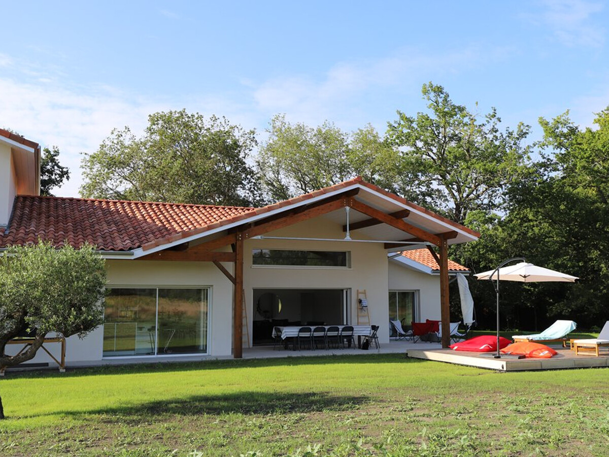 Villa 10 pers., 5 chambres, piscine chauffée à Soustons - Photo 1