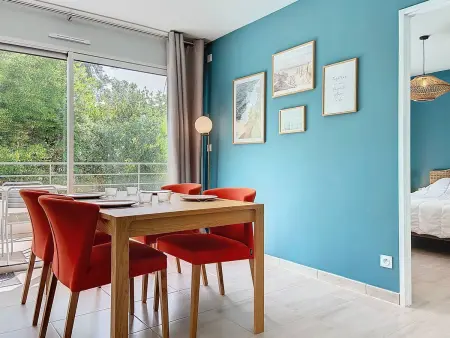 Appartement standing derniers étages, terrasse sud-ouest, accès plage : photo 7