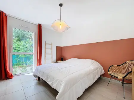 Appartement standing derniers étages, terrasse sud-ouest, accès plage : photo 11