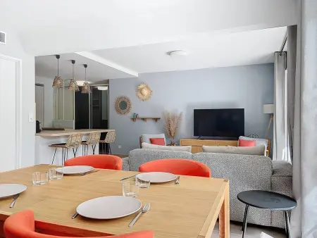 Appartement standing derniers étages, terrasse sud-ouest, accès plage : photo 15