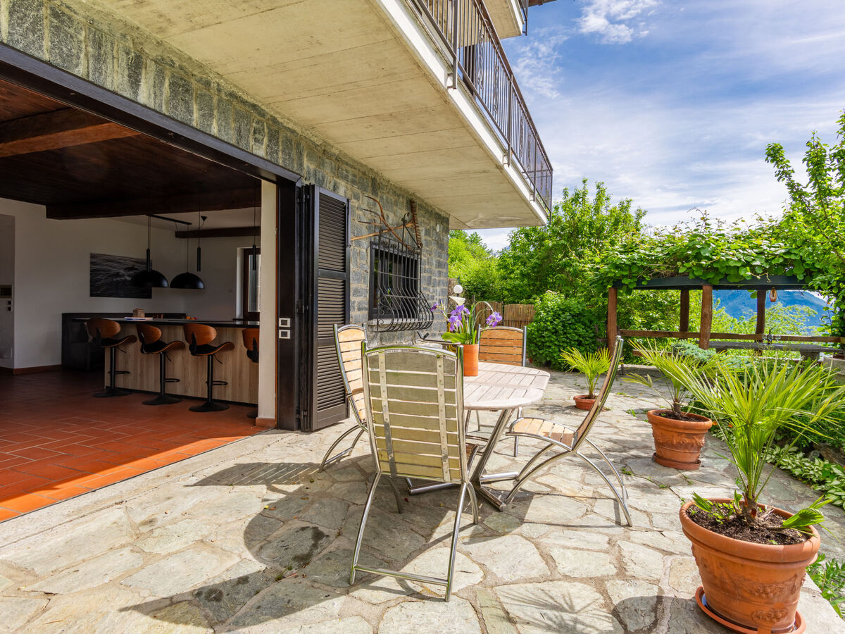 Appartement Basso à Vercana, vue panoramique lac - Photo 14