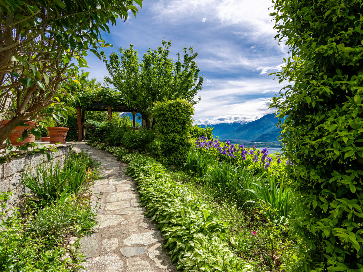 Appartement Basso à Vercana, vue panoramique lac - Photo 35