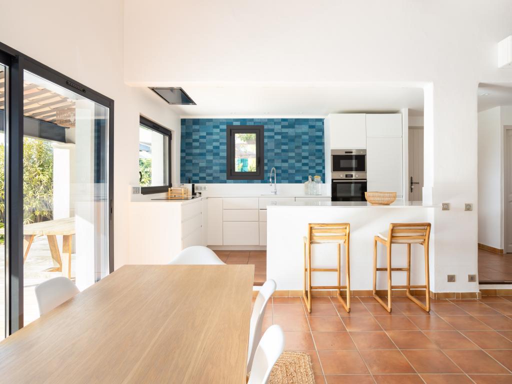 Villa Cocotiers, 6 pers., piscine chauffée et vue mer - Photo 12