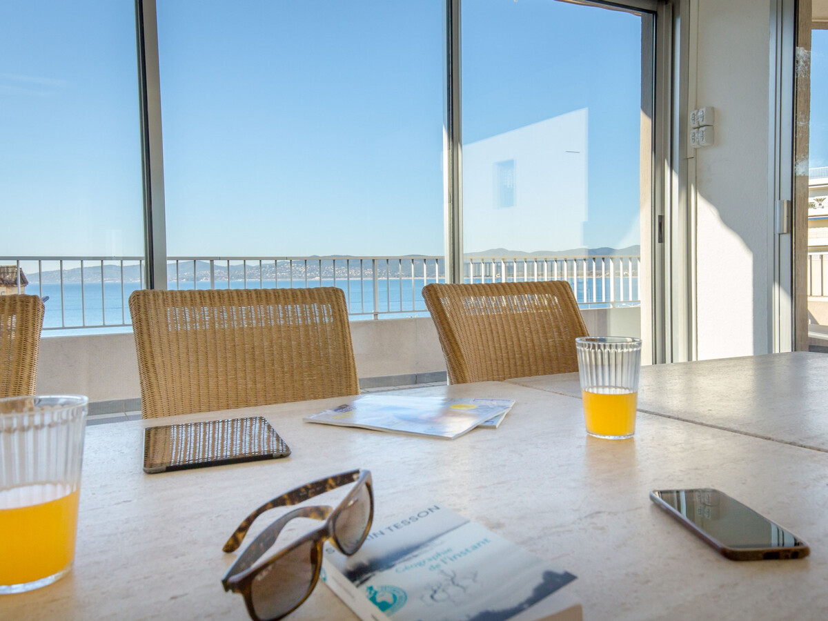 Appart 2 pièces climatisé, plage 50m, terrasse panoramique - Photo 7