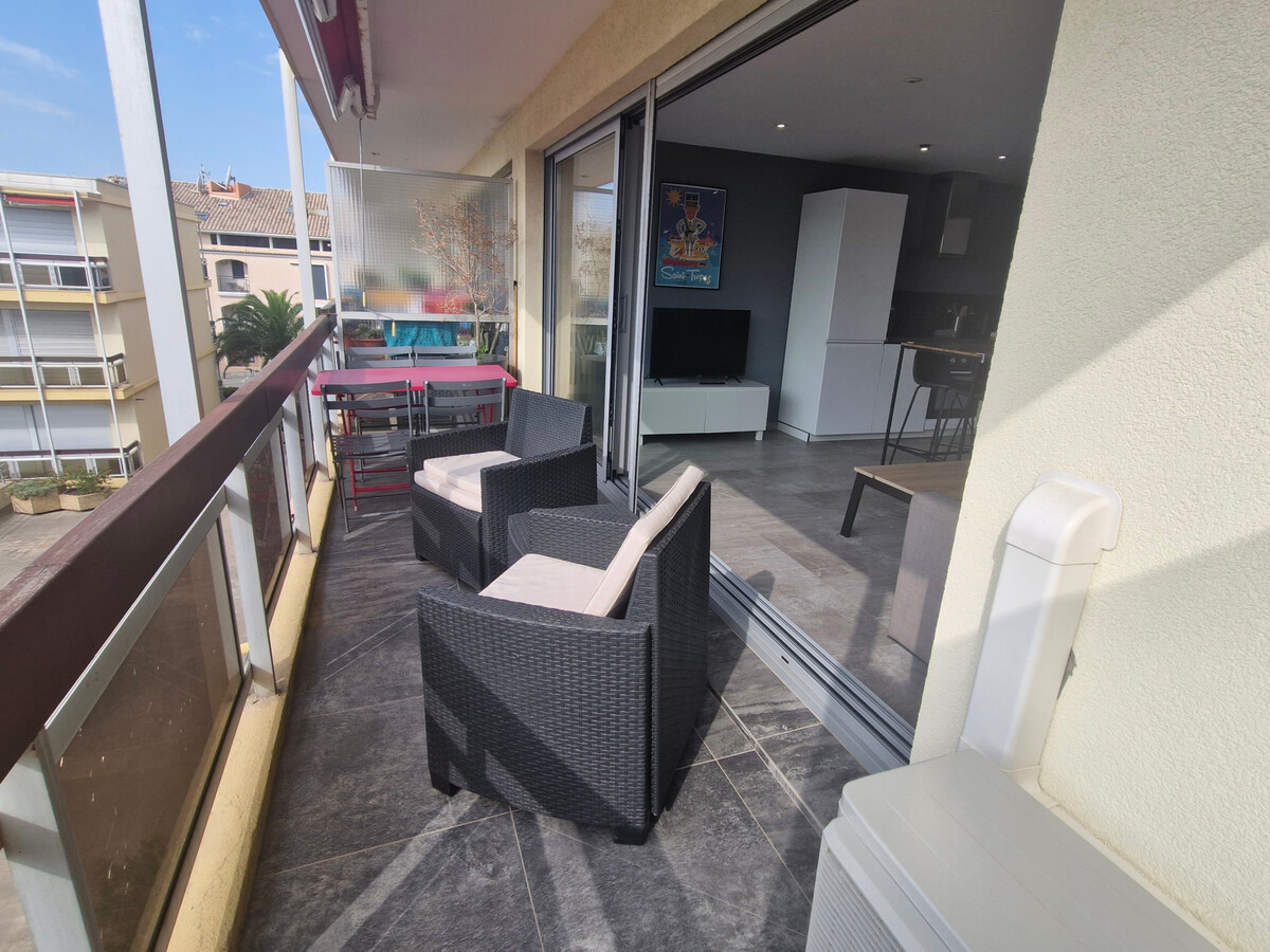 Appartement 2 pièces climatisé, vue mer et garage à Sainte-Maxime - Photo 4