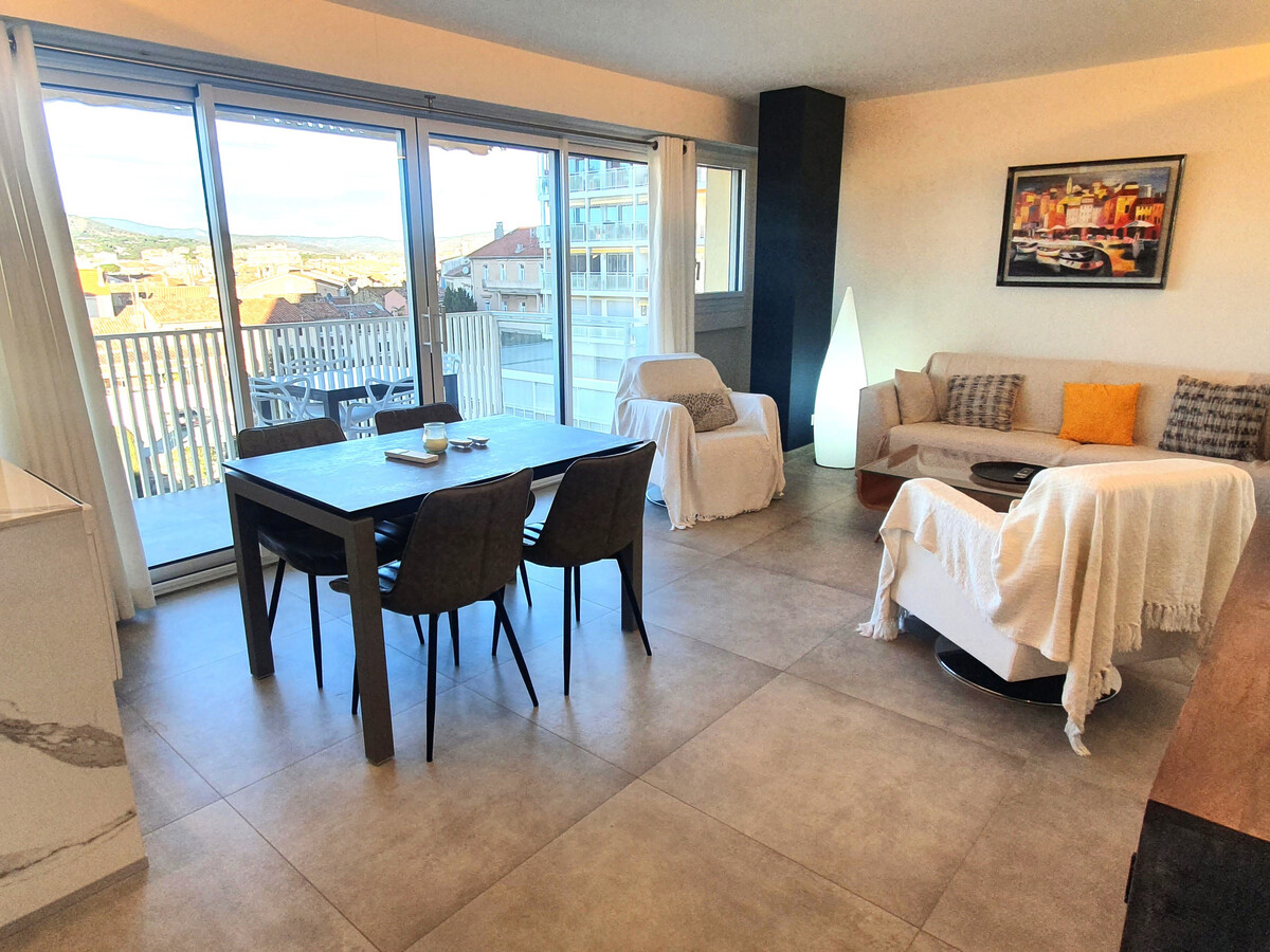 Appartement 3 pièces climatisé, terrasse vue mer et garage à Sainte-Maxime - Photo 5